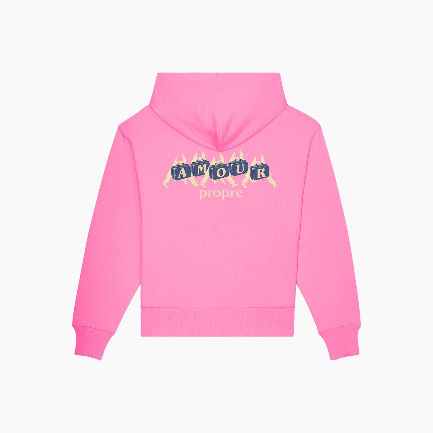 AP BLUE LUGGAGE HOODIE