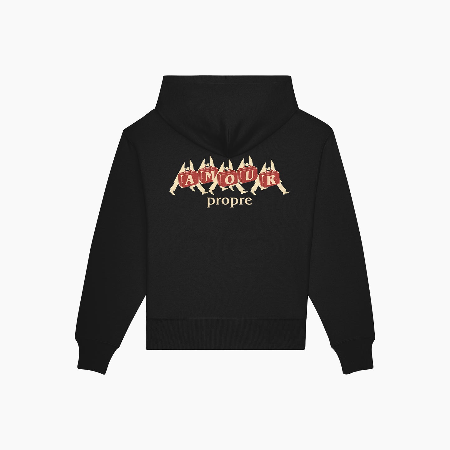 AP RED BAG HOODIE