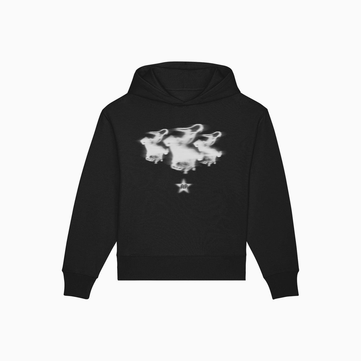 HORSES HOODIE BLACK