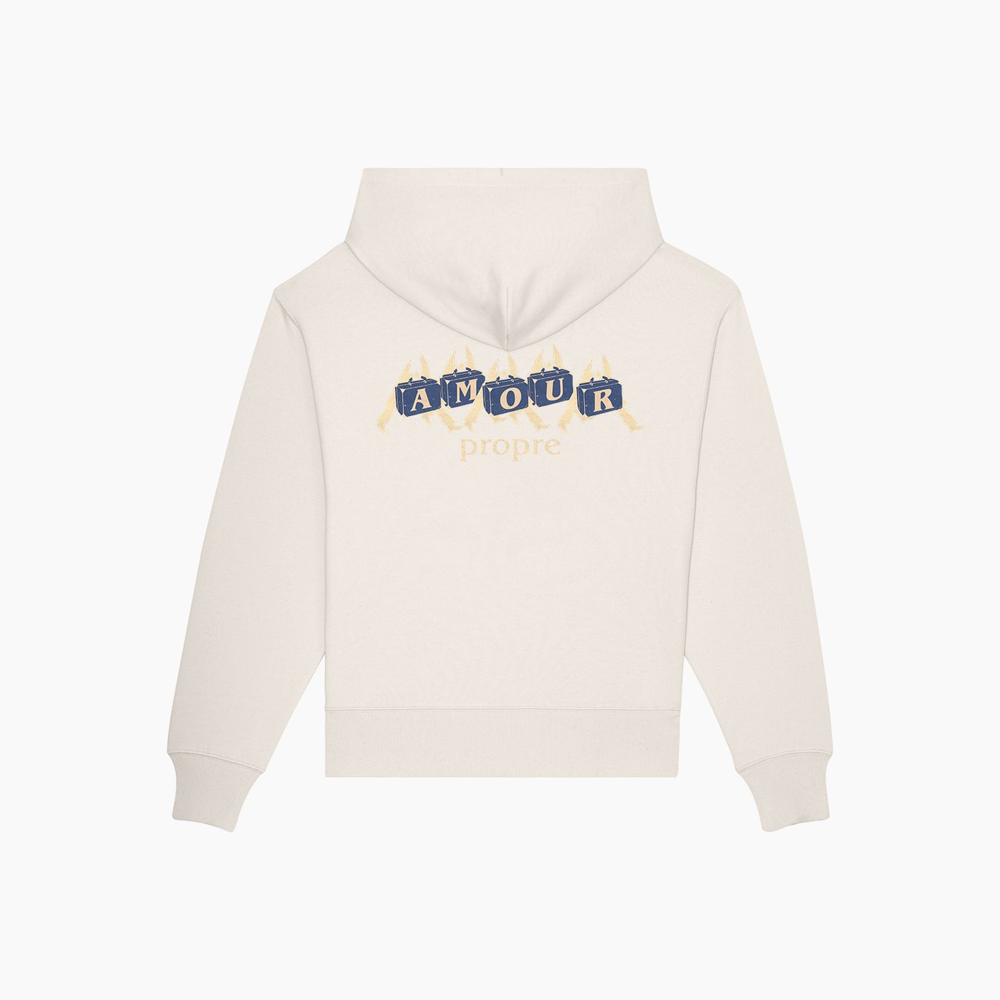 AP BLUE LUGGAGE HOODIE