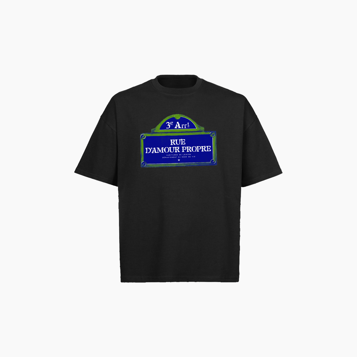 RUE D AP TEE BLACK