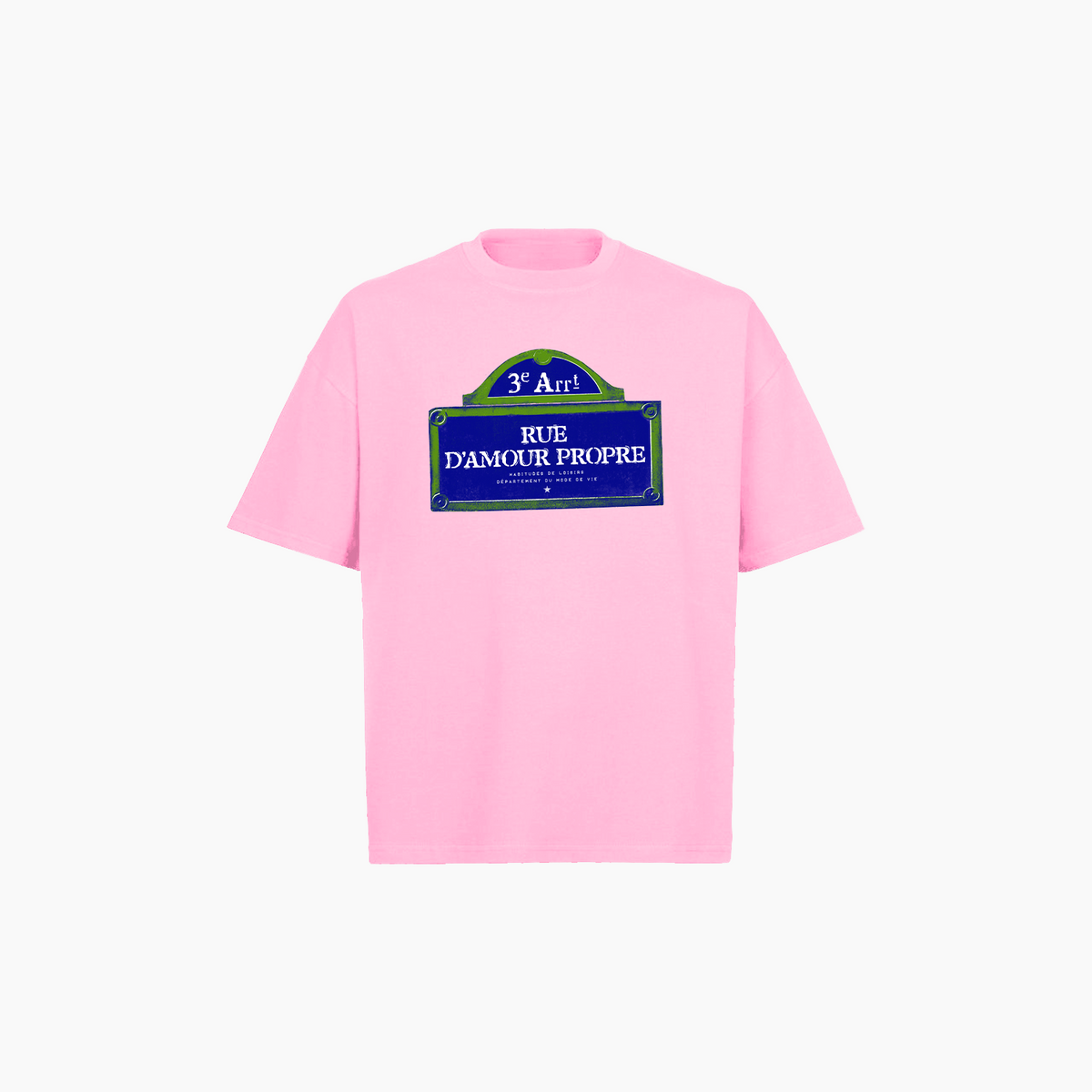 RUE D AP TEE BABY PINK