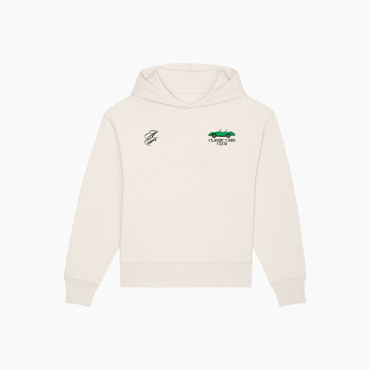 AP CLASSIC CARS HOODIE WHITE