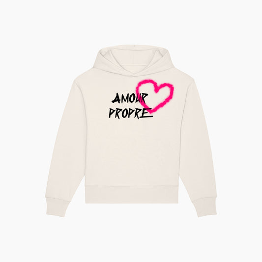 AP HEART HOODIE WHITE
