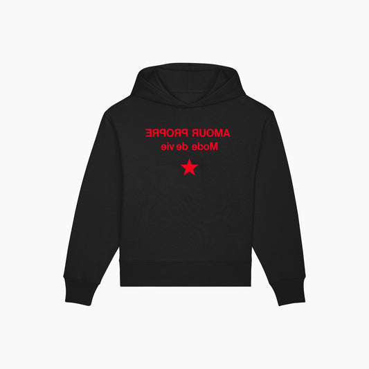 AP STAR HOODIE BLACK