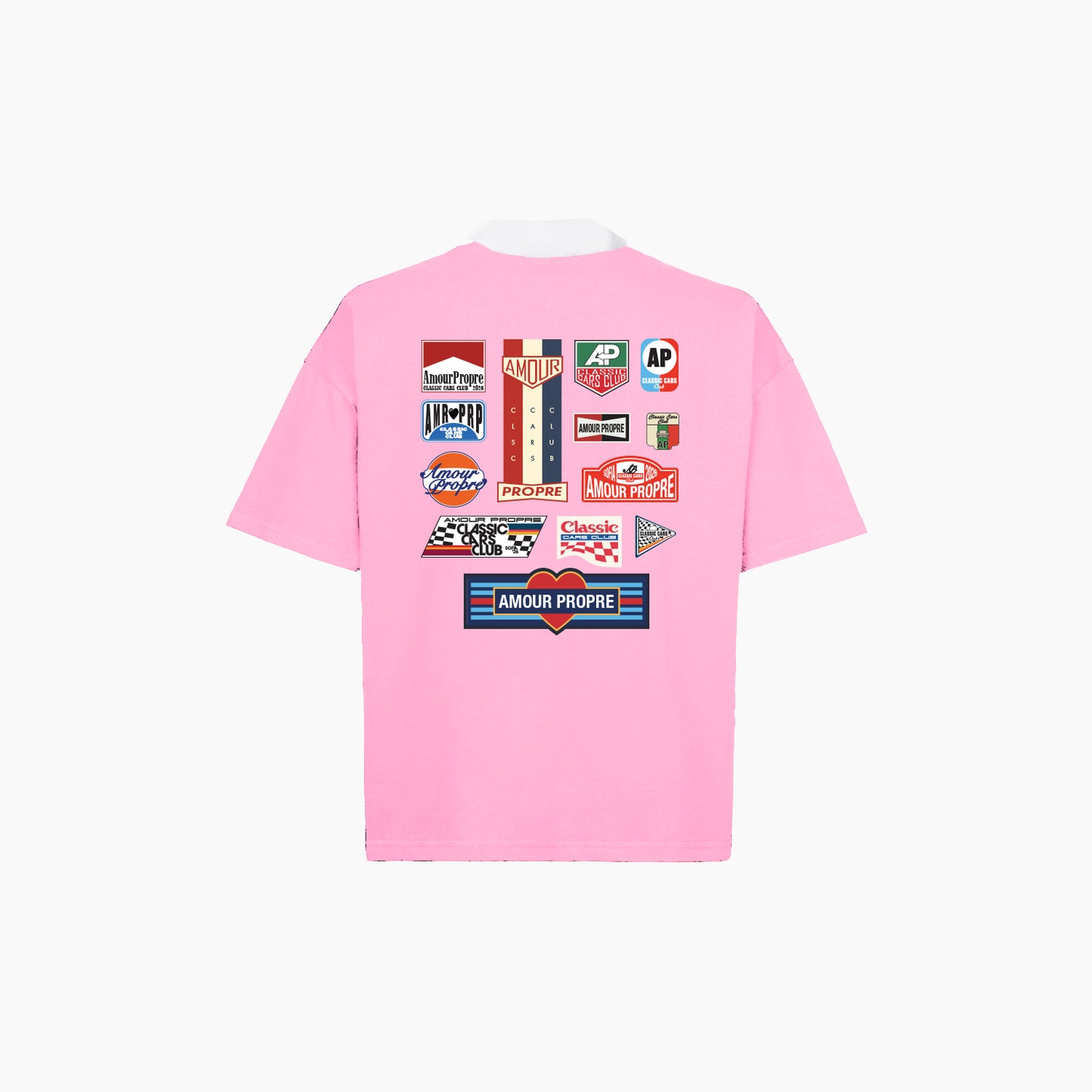 AP CLASSIC CARS STICKERS PINK
