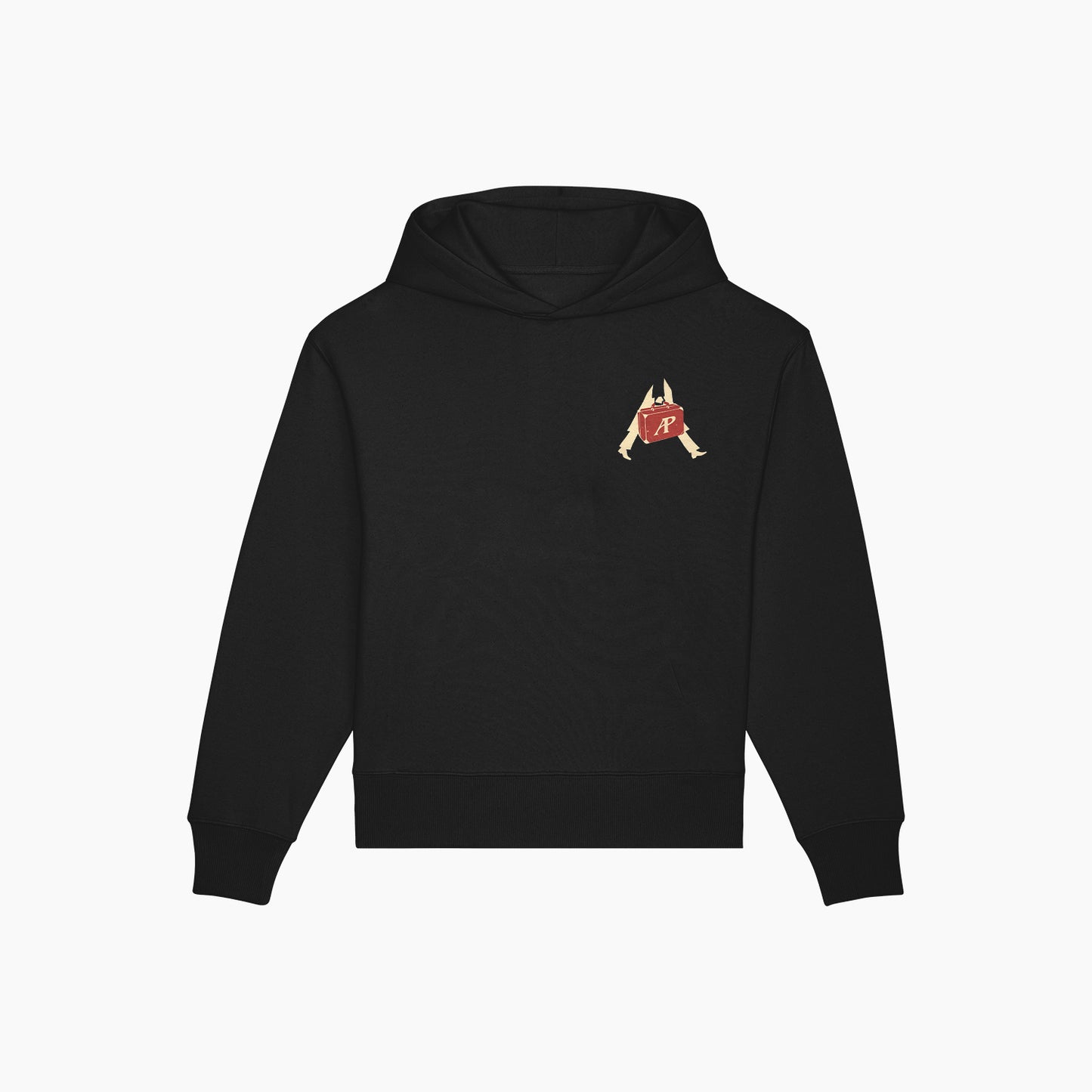 AP RED BAG HOODIE