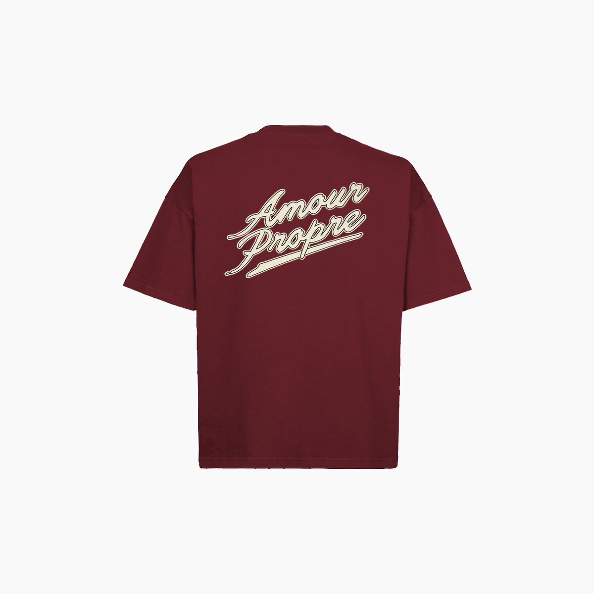 AP DINNER TEE DARK RED