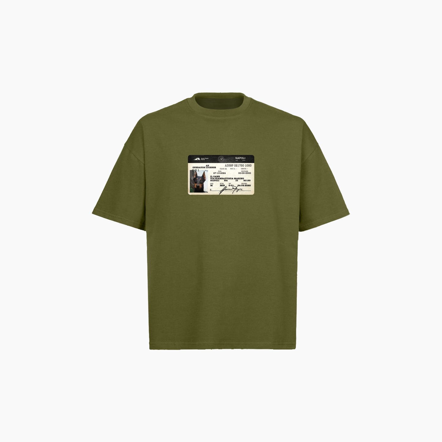 DOG OPERATING LICENSE TEE